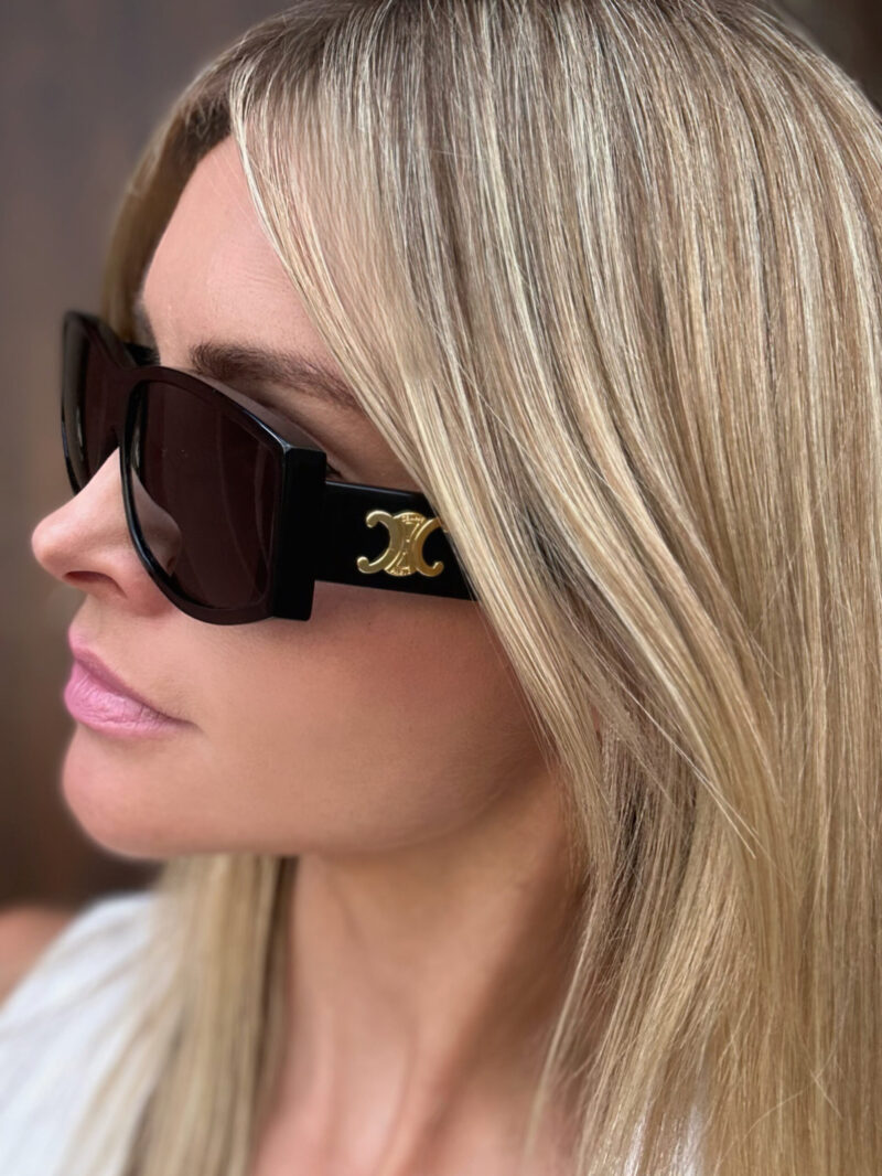 Okulary przeciwsłoneczne CELINE CL40227U 01A - obrazek 3