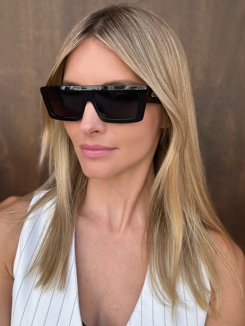 Okulary przeciwsłoneczne CELINE CL40214U 01A - obrazek 4