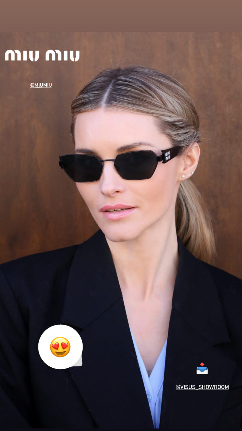 Okulary przeciwsłoneczne CELINE CL40216U 01F - obrazek 4