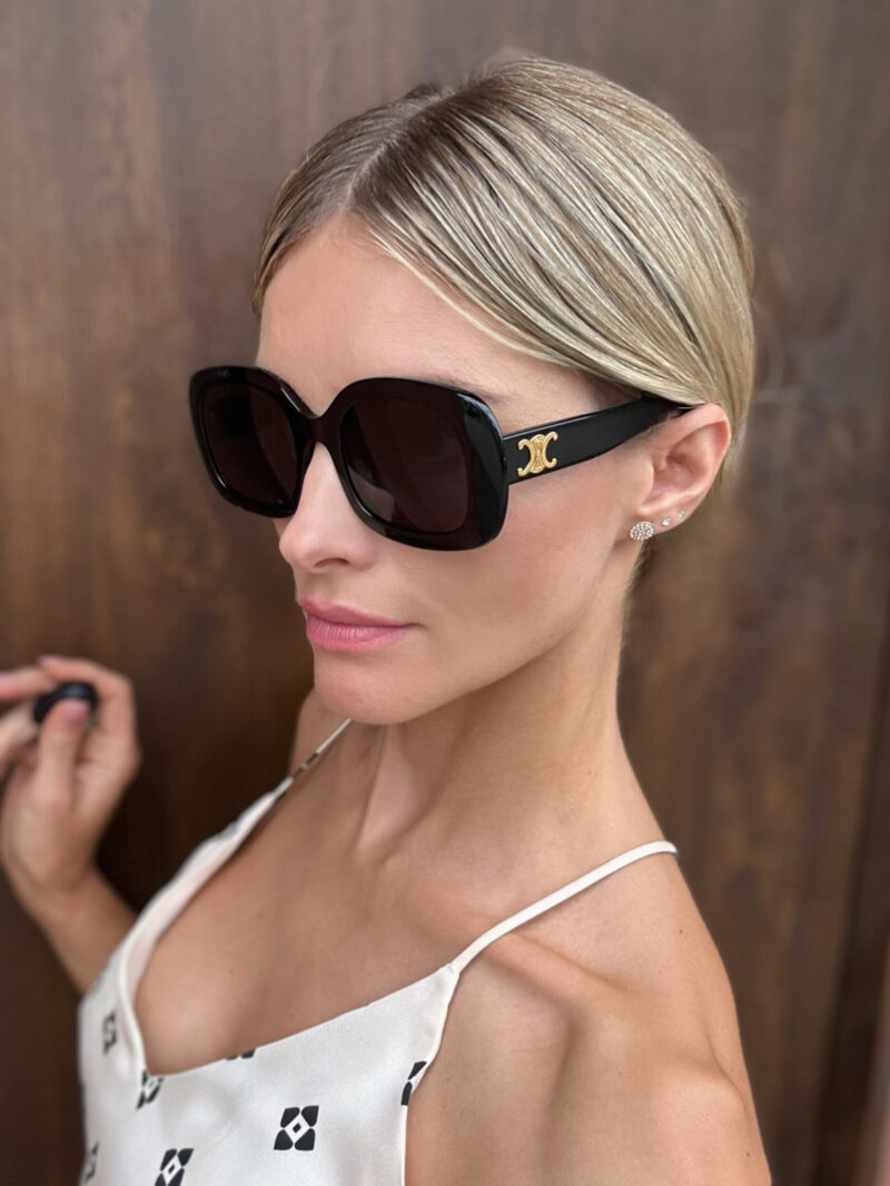 Okulary przeciwsłoneczne CELINE CL40262U 01A - obrazek 2
